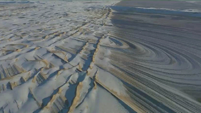 巨型&ldquo;土星環(huán)&rdquo;地貌現(xiàn)身柴達(dá)木盆地